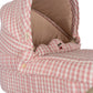 Konges Sløjd Poppenwagen/Doll Pram Vintage - Opvouwbaar - Powder Pink Check