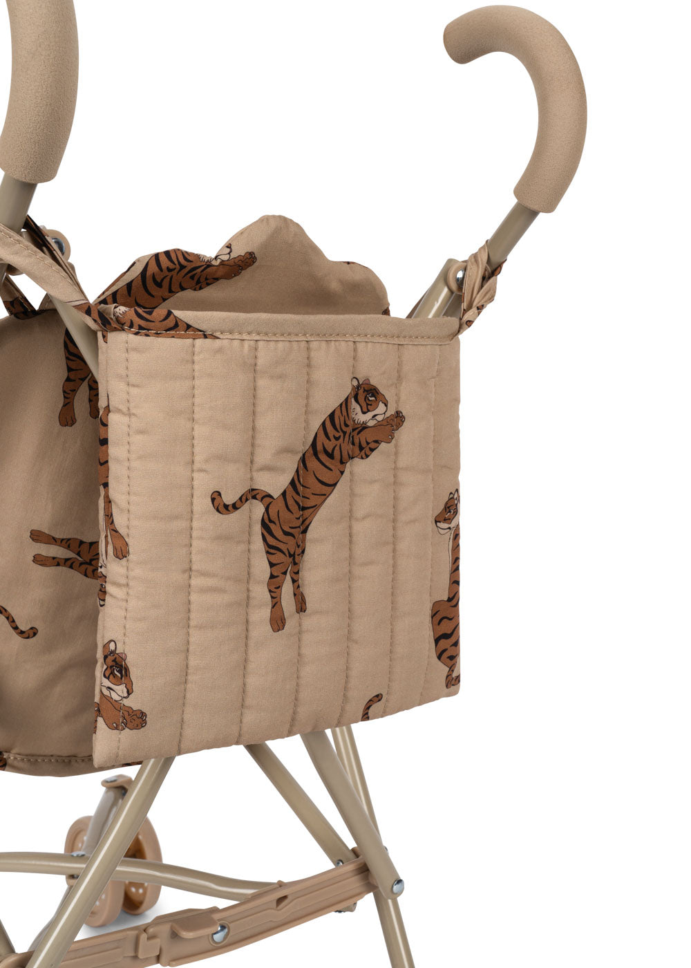 Konges Sløjd Poppenwagen/Doll Stroller/Buggy - Tiger Oxford Tan