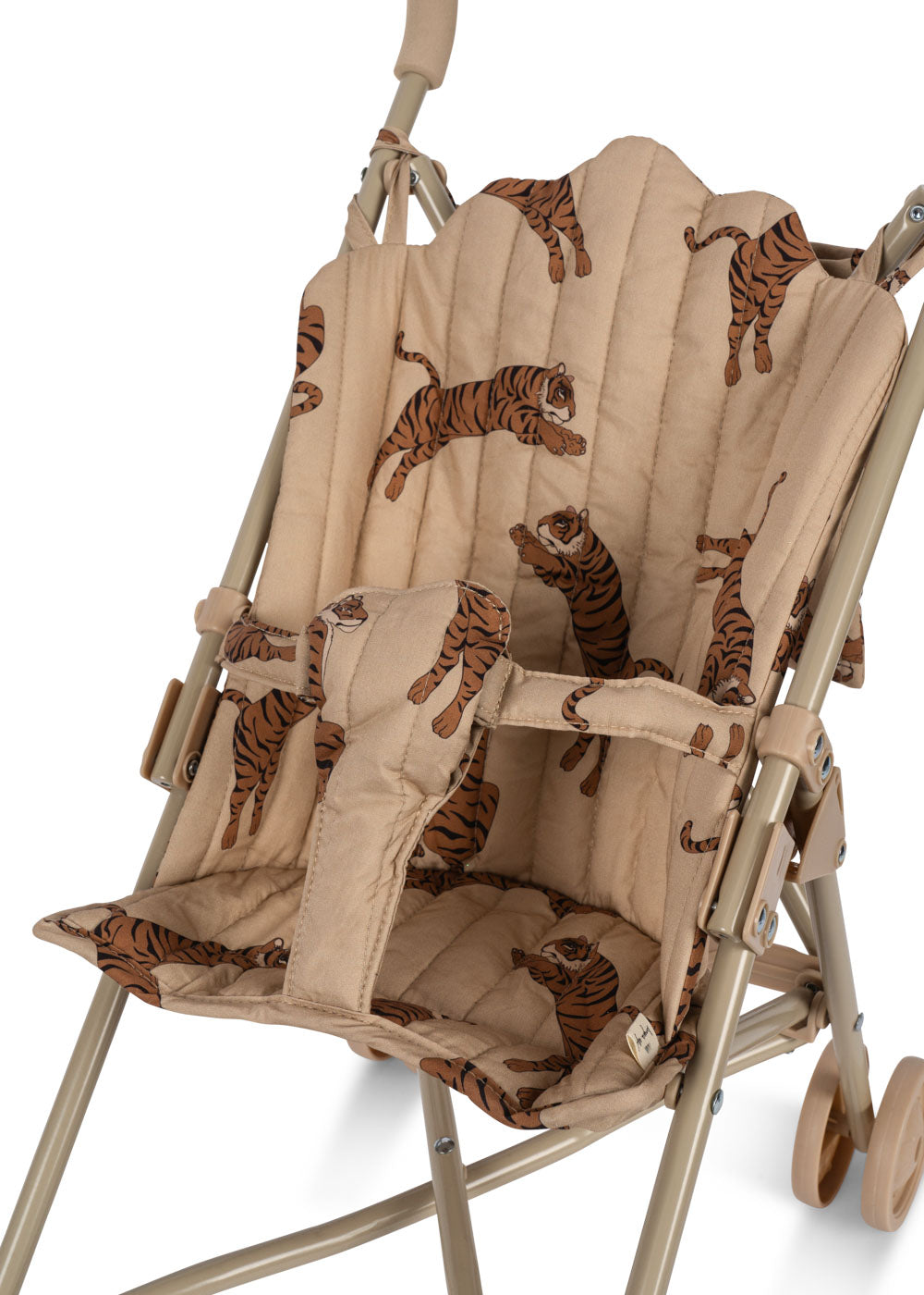 Konges Sløjd Poppenwagen/Doll Stroller/Buggy - Tiger Oxford Tan