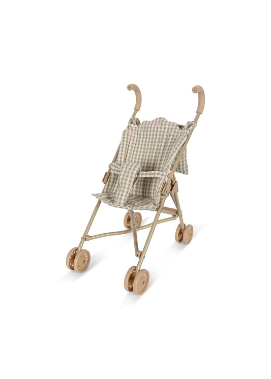 Konges Sløjd Poppenwagen/Doll Stroller/Buggy - Tea Check