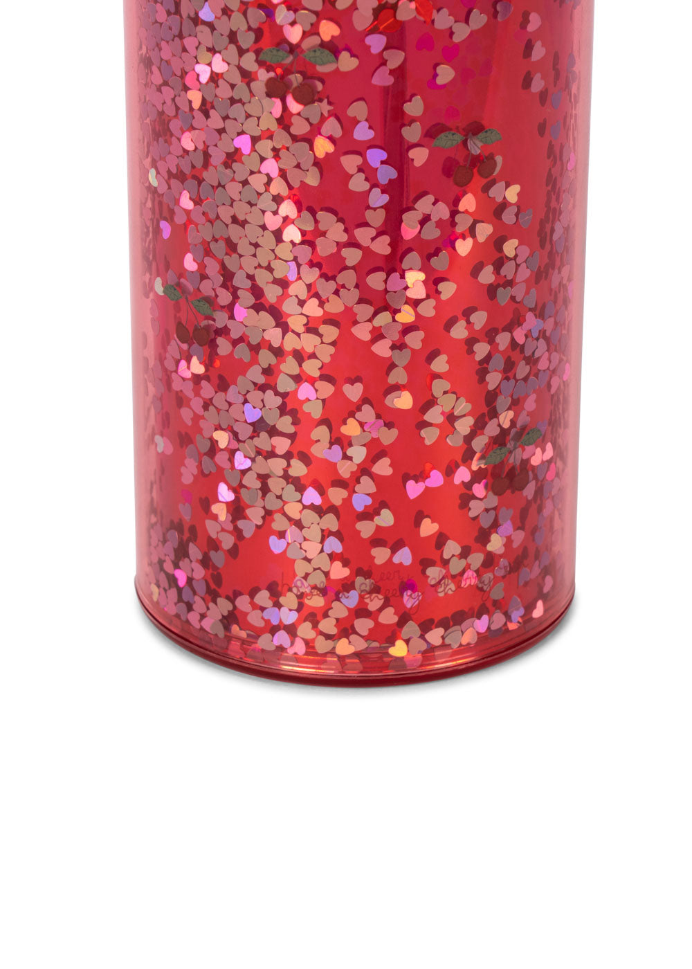 Konges Sløjd Glitter Thermo Drinkfles 420ml - Cherry