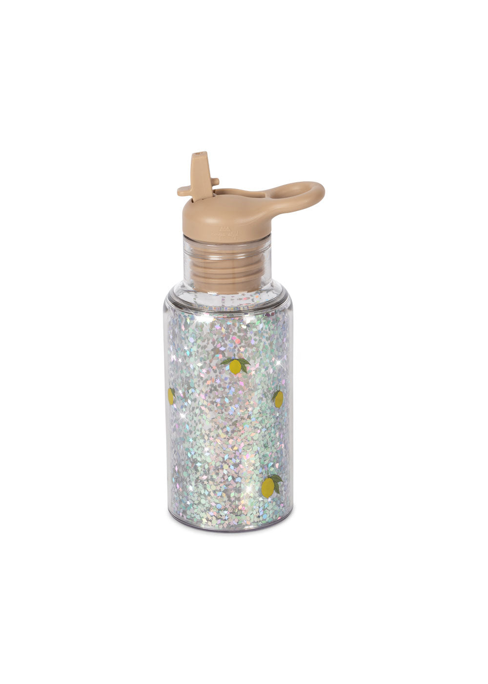 Konges Sløjd Glitter Thermo Drinkfles 420ml - Lemon