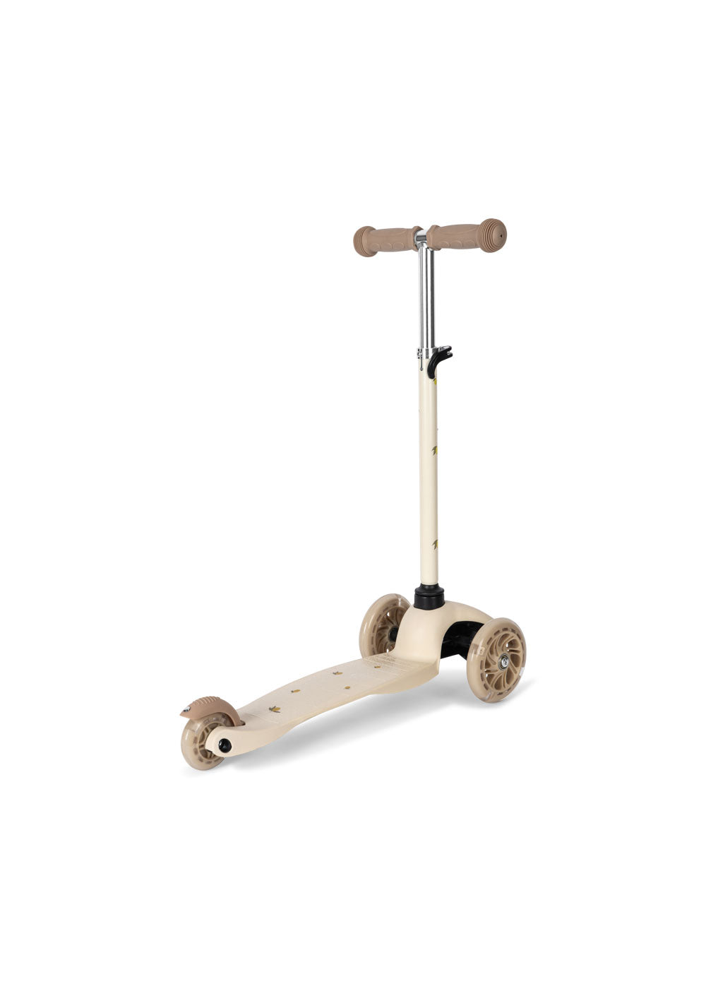 Konges Sløjd Balance bike with bell and wicker basket - Cherry