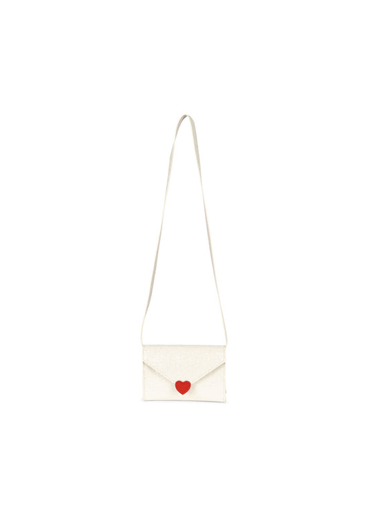 Konges Sløjd Love Letter Shoulder Bag With Glitter - Pink Glitter