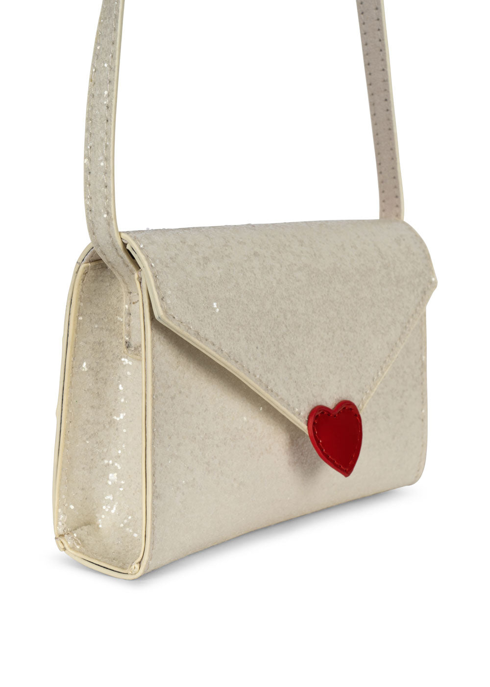 Konges Sløjd Love Letter Shoulder Bag With Glitter - Pink Glitter