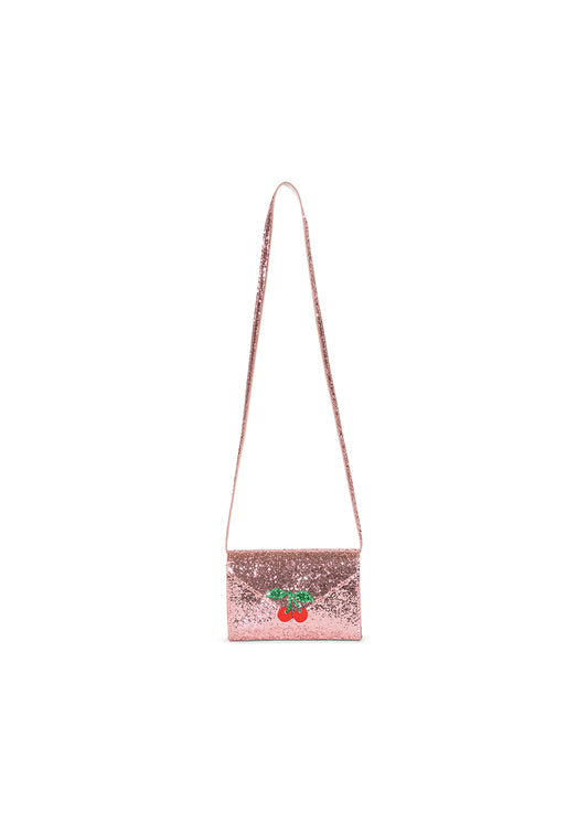 Konges Sløjd Love Letter Shoulder Bag With Glitter - Pink Glitter