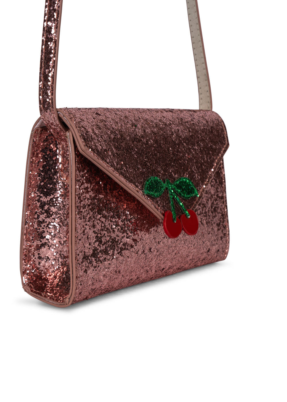 Konges Sløjd Love Letter Shoulder Bag With Glitter - Pink Glitter