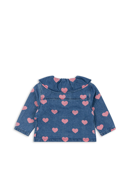 Konges Sløjd Magot Denim hemd - Bon Coeur Pink