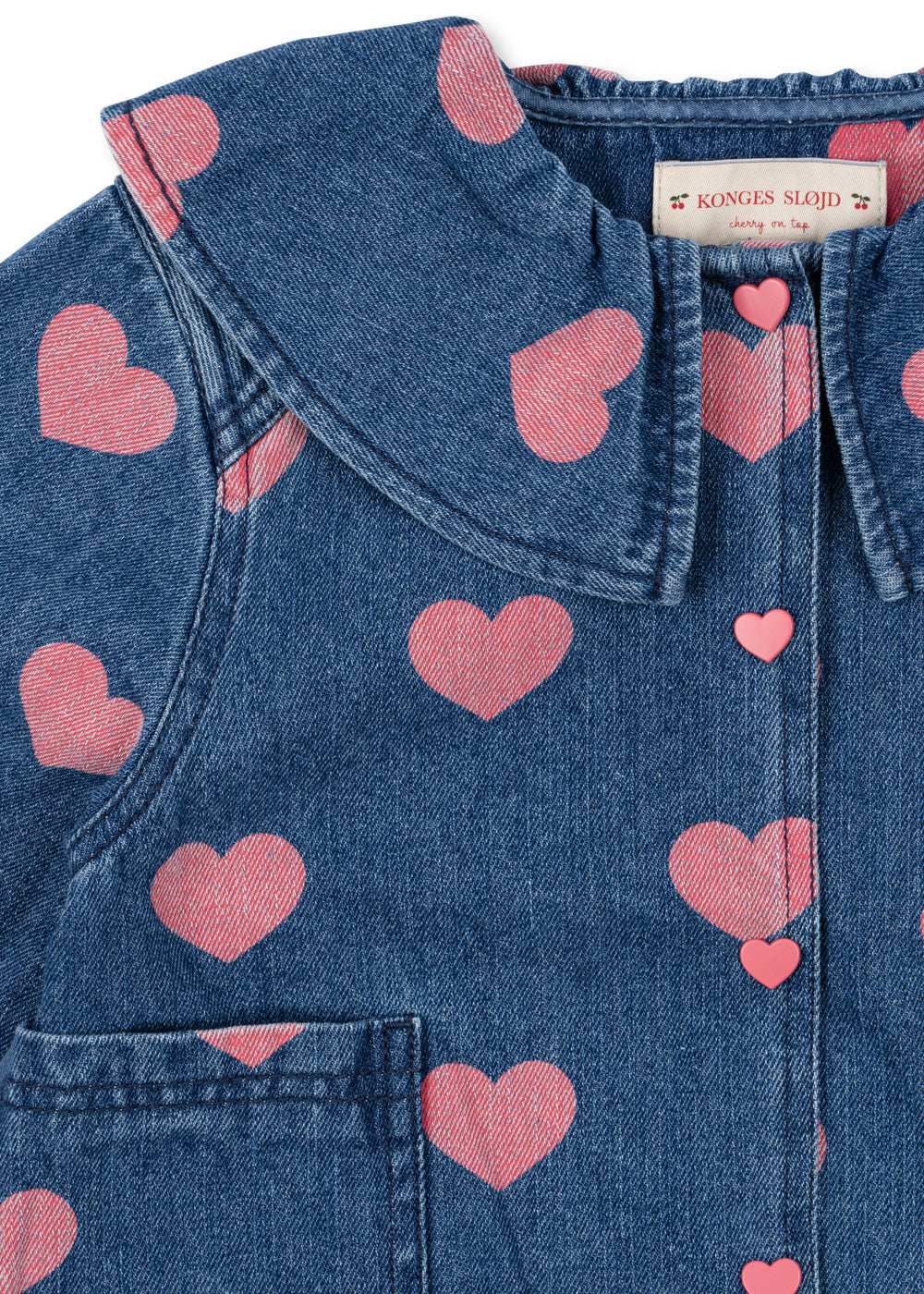 Konges Sløjd Magot Denim Shirt - Bon Coeur Pink