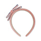 Konges Sløjd Velvet Bow Haarband/Diadeem - Mellow Rose