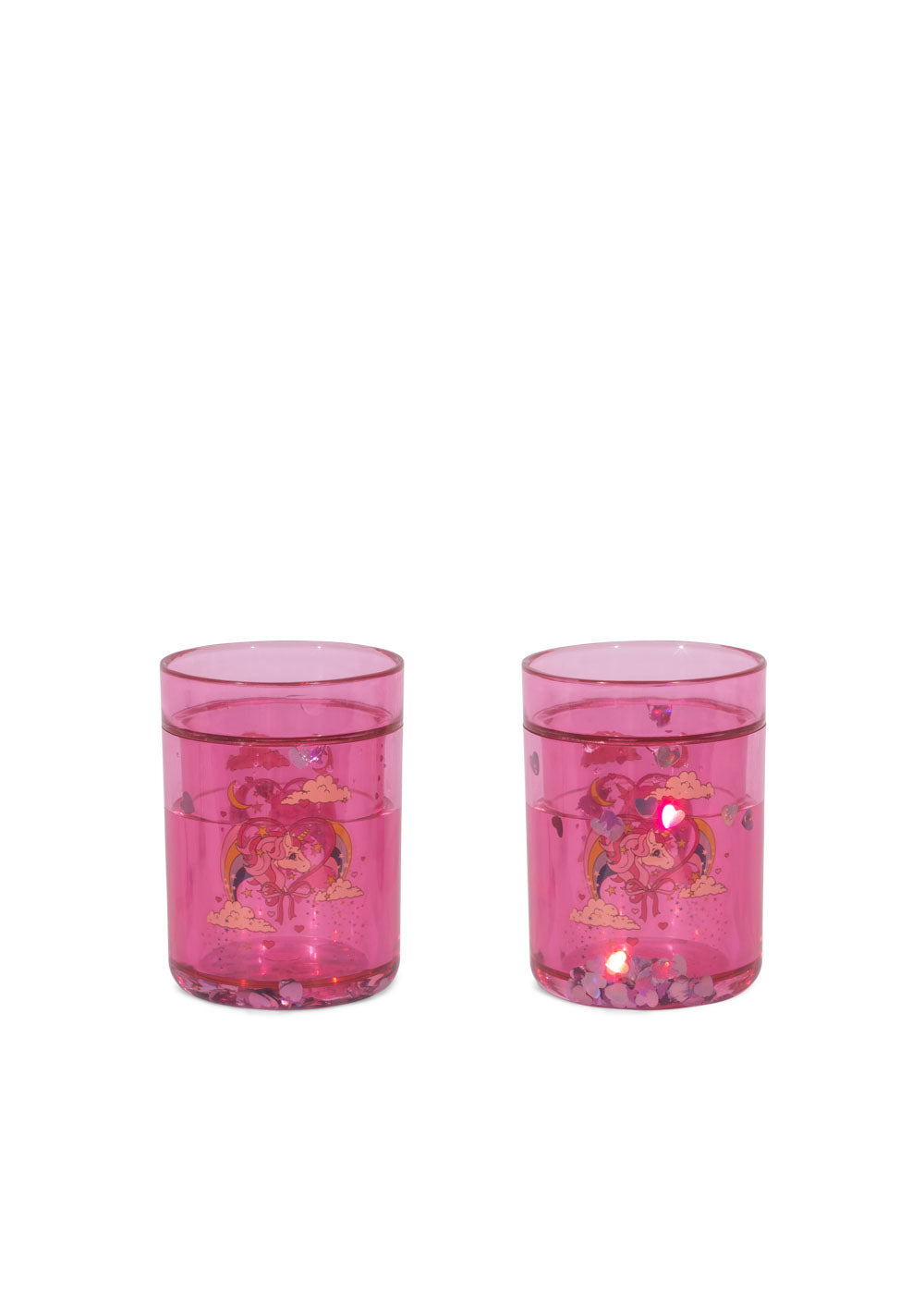 Konges Sløjd 2 Pack glitter cups - 2 pieces - Bow Kitty