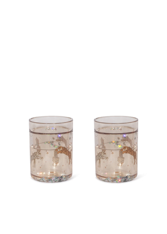 Konges Sløjd 2 Pack glitter cups - 2 pieces - Bow Kitty