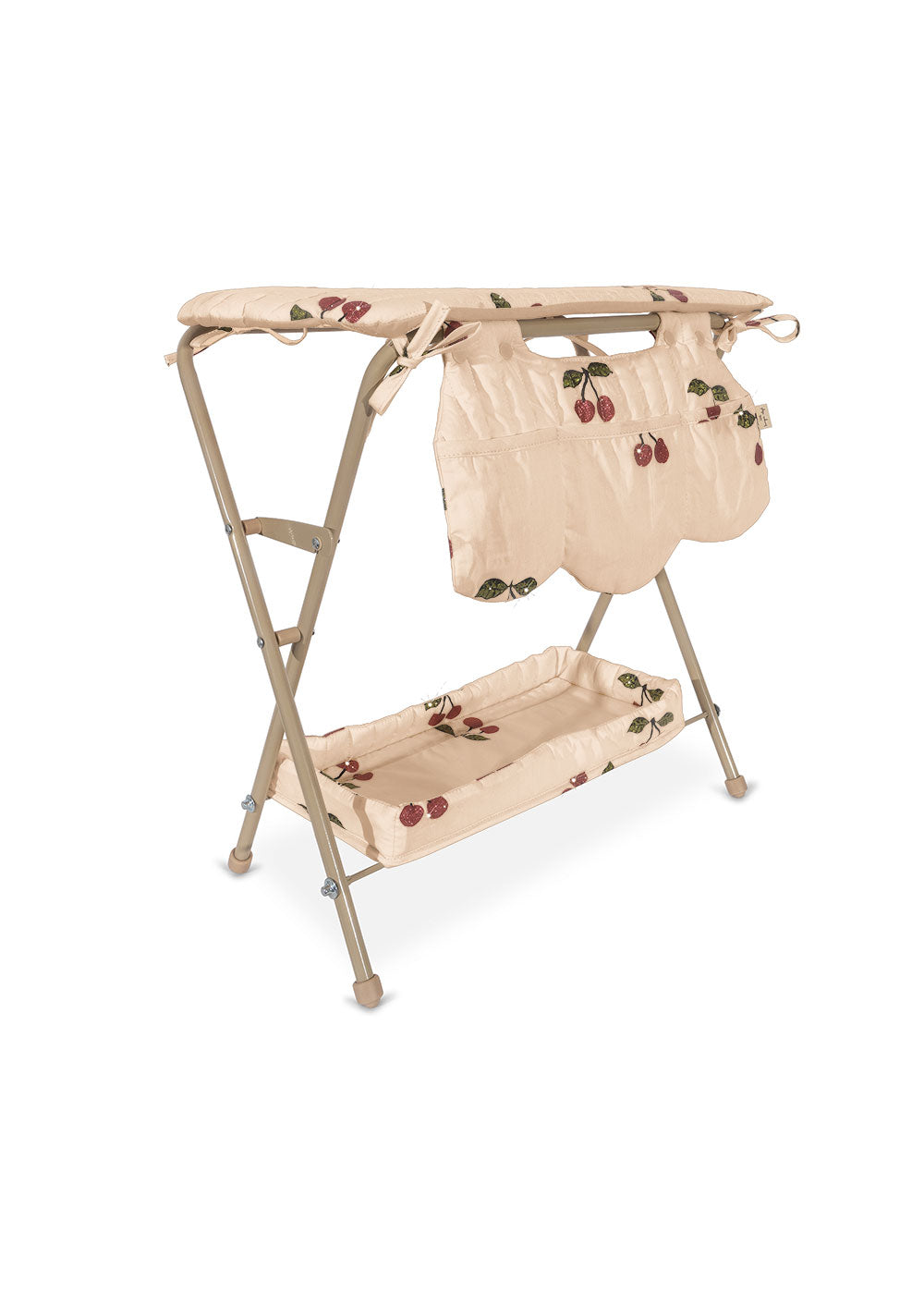 Konges Sløjd Doll Changing Table - Verzorgingstafel voor pop - Ma Grande Cerise Pink Glitter