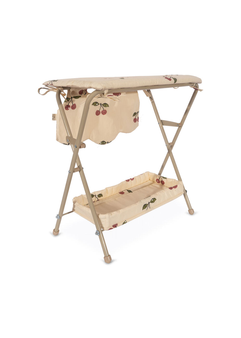 Konges Sløjd Doll Changing Table - Verzorgingstafel voor pop - Ma Grande Cerise Pink Glitter