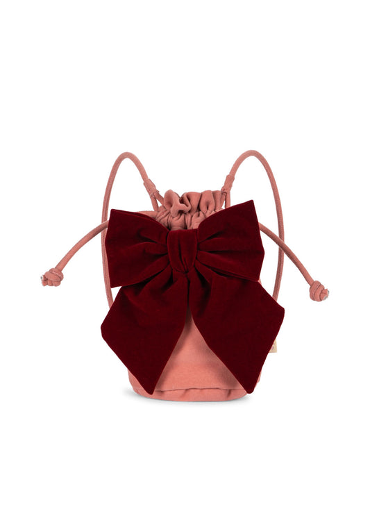 Konges Sløjd Bow Bag/Rugtasje met trekkoordsluiting - Mellow Rose