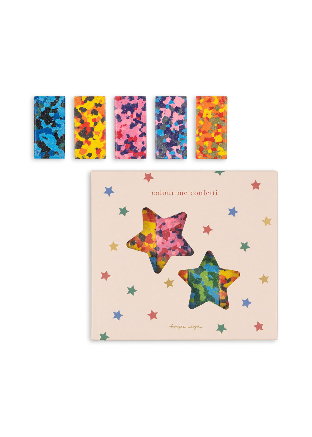 Konges Sløjd Face Paint Crayons - 8 Pens - Multi