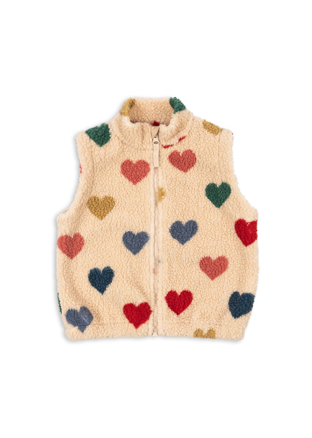 Konges Sløjd Jody Teddy Vest met fleece - Bon Coeur Coloré