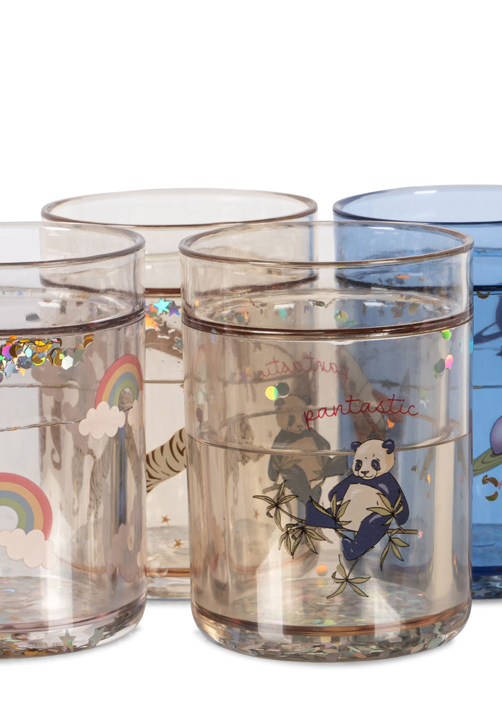 Konges Sløjd 4 Cup de paillettes de paquet - 4 pièces - Multi