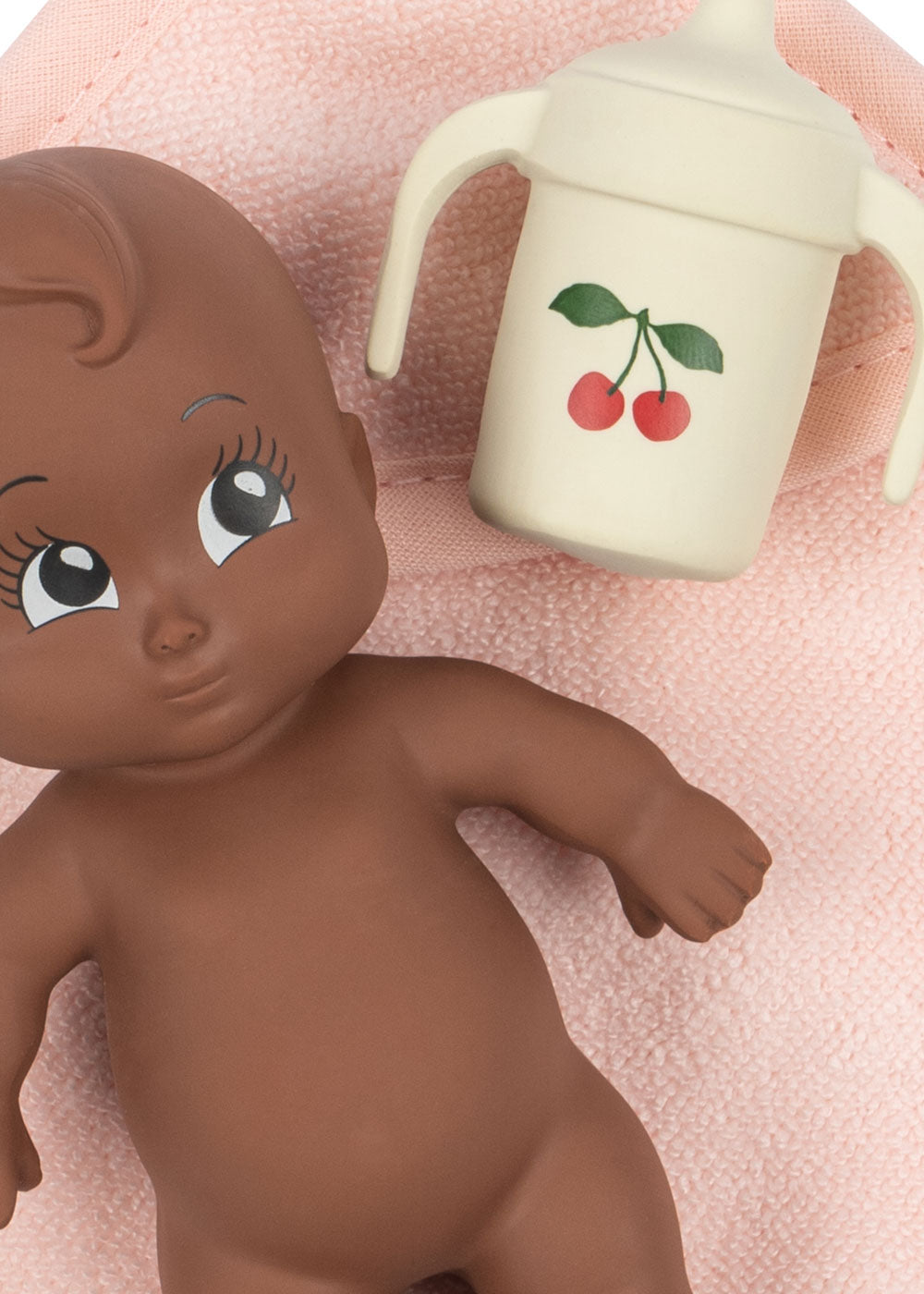 Konges Slojd Bath Buddy Badspeelgoed - Mini pop met Drinkfles en Handdoek - Niki