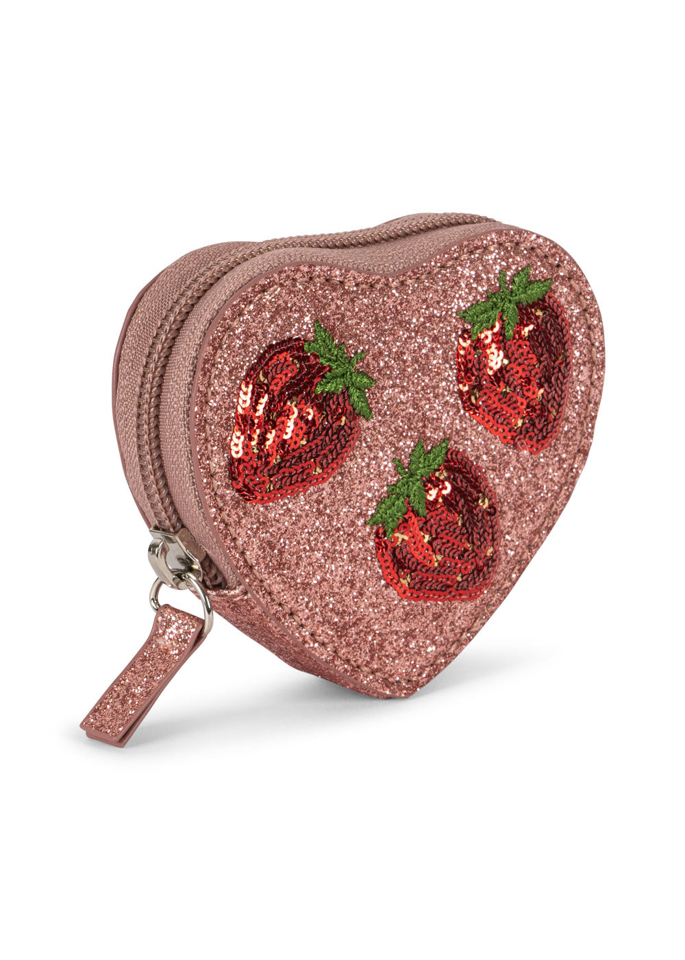 Konges Sløjd Love Letter Sac à bandoulière avec paillettes - paillettes roses