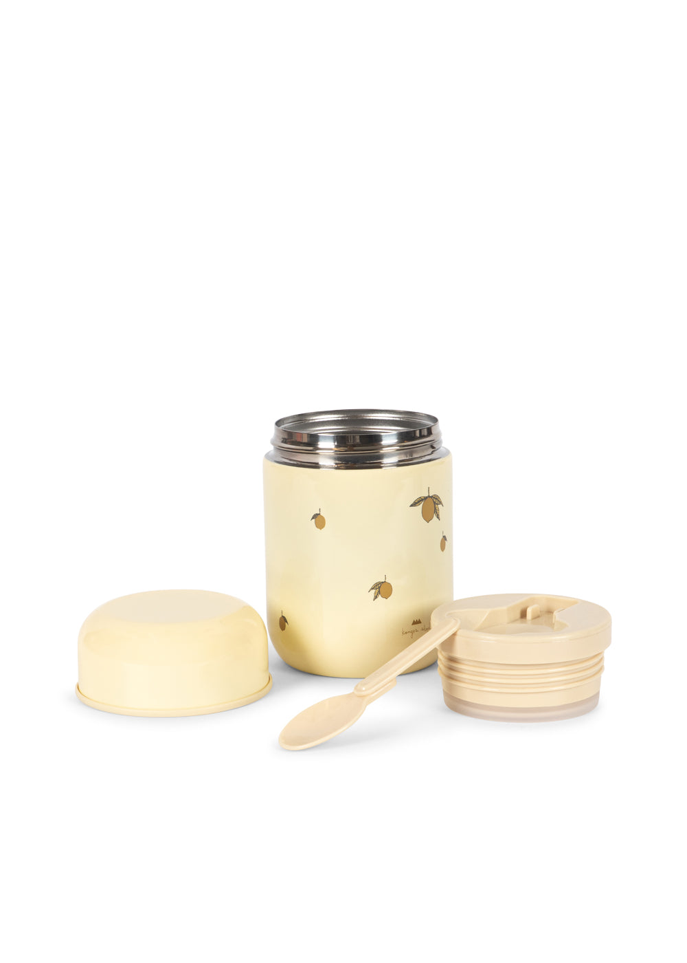 Citron-Vorratsdose für Lebensmittel – 400 ml – Ø15 x H8 cm – Beige