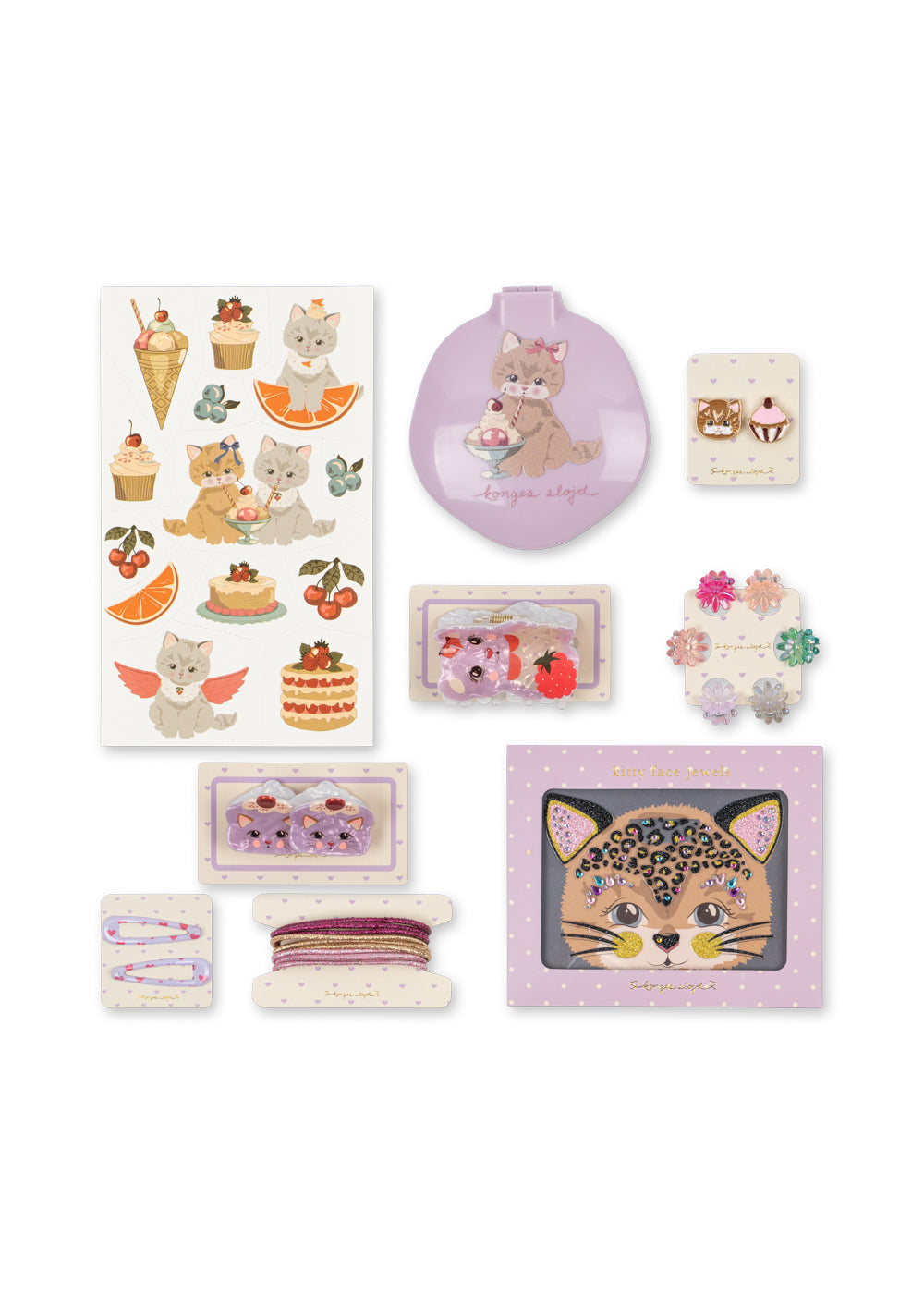 Konges Sløjd Stylist Koffer/Glam Me Up - Speldjes, Gezichtsmasker, Tatoeages, ... - Geschikt vanaf 4 jaar