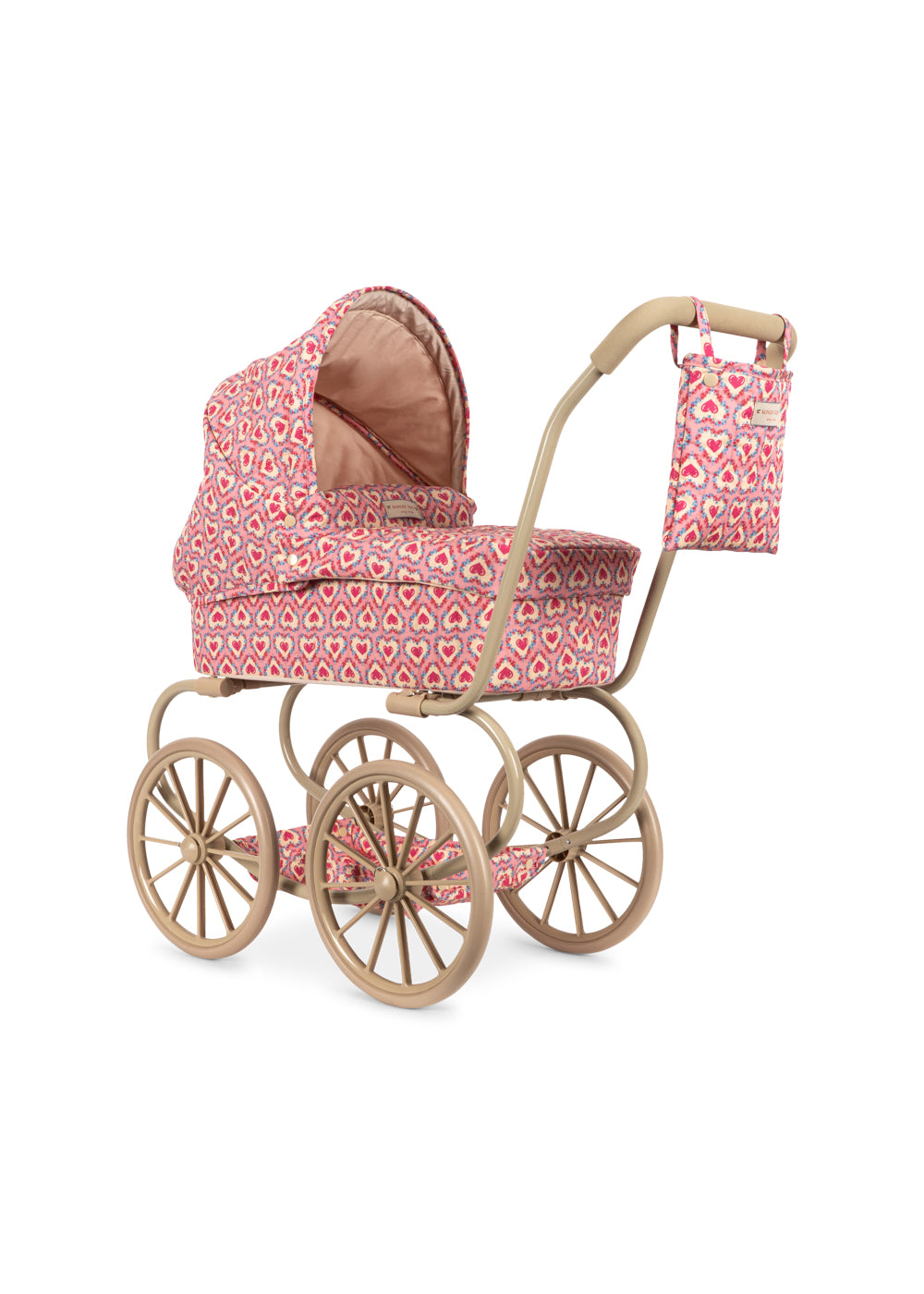 Konges Sløjd Minnie Poppagen/Doll Pram - Foldable - Cherry Blush