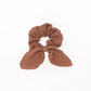 Mrs Ertha Scrunchies met strik - Rusted