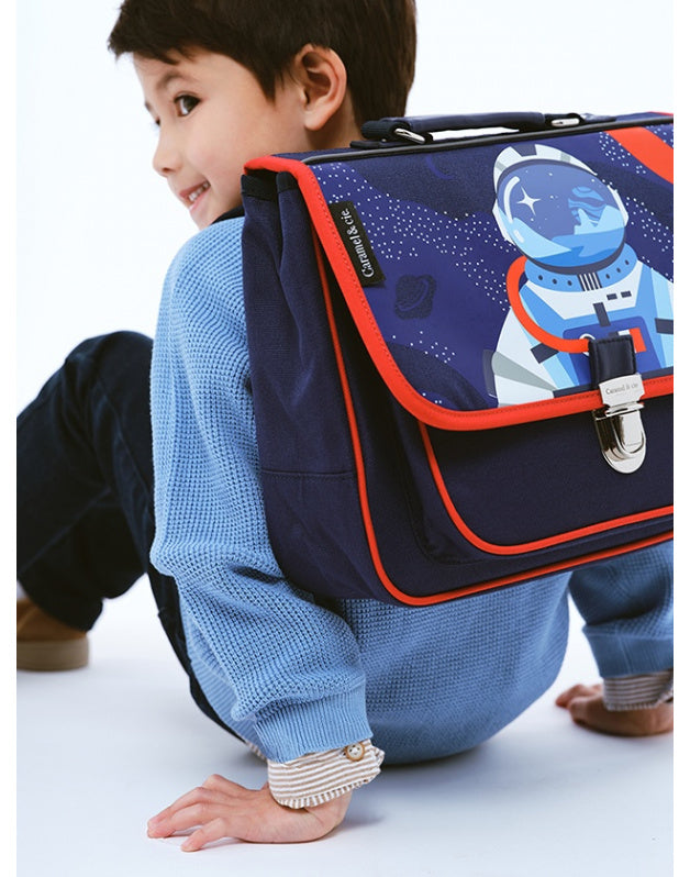 Caramel &amp; Cie Toddler Book Bag Astronaut - School Bag/Book Bag - Small