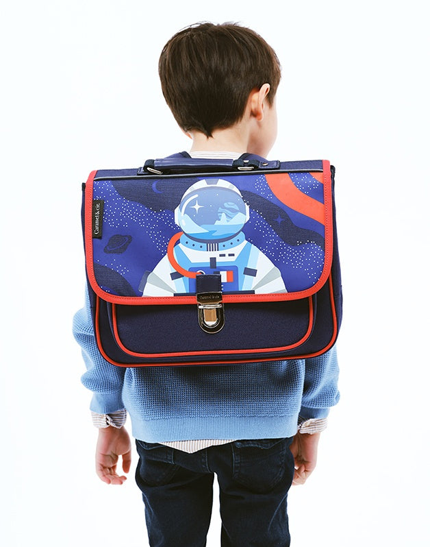 Caramel &amp; Cie Toddler Book Bag Astronaut - School Bag/Book Bag - Small