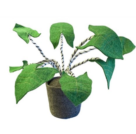 KidsDepot Plant Pebbe Felt - Plante ornementale - Plante artificielle - Chambre d'enfant ou salon