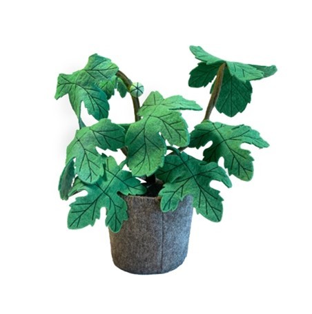 KidsDepot Plant Pebbe Felt - Plante ornementale - Plante artificielle - Chambre d'enfant ou salon