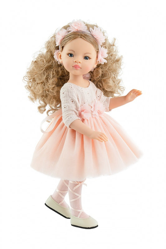 Paola Reina Amigas articulada Rebeca baby doll light girl with clothes 32cm