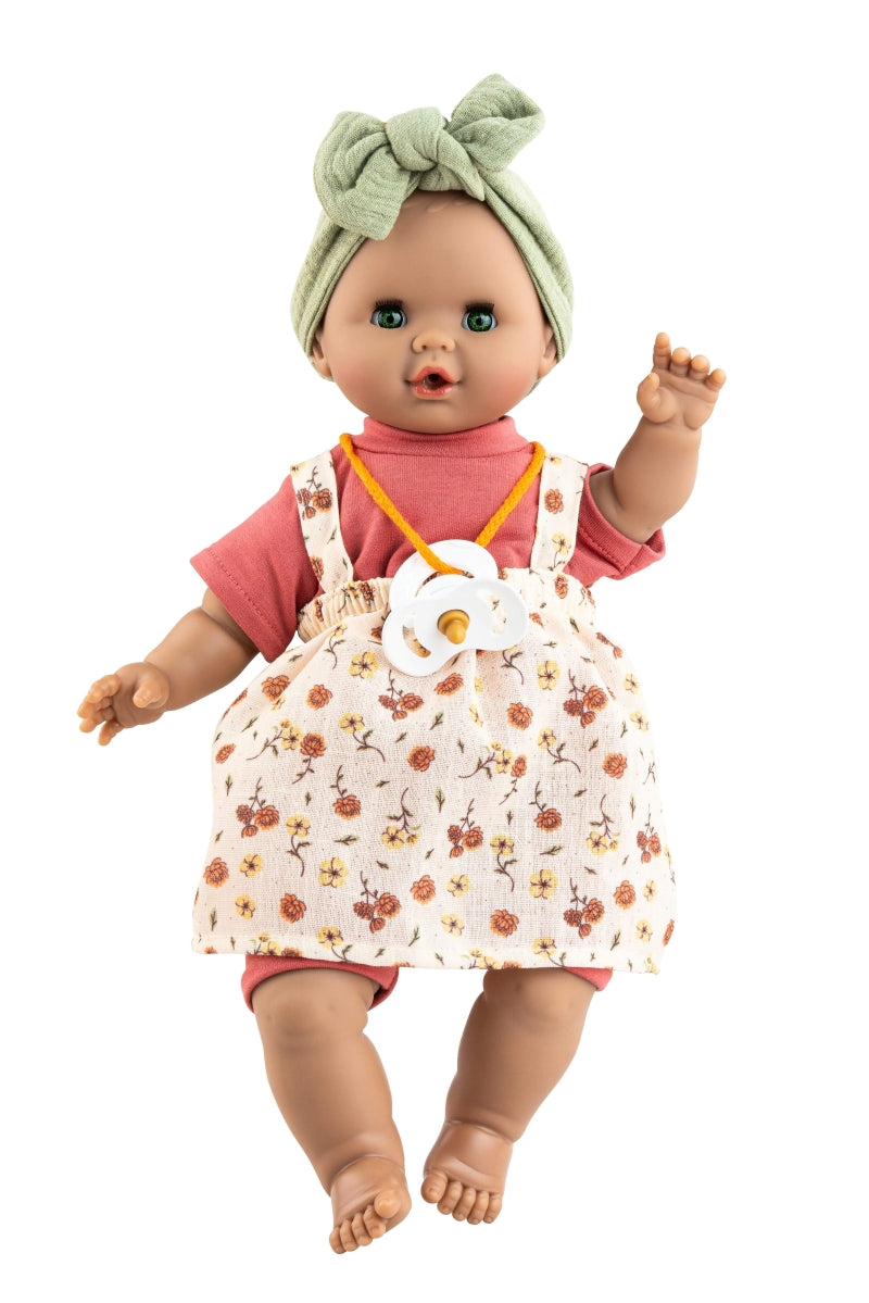 Paola Reina Sonja lichtgetint meisje met blauwe ogen met mechanisme 36cm