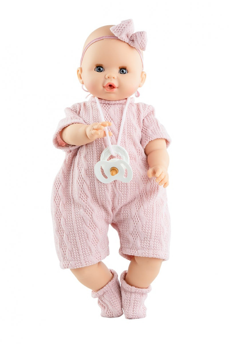 Paola Reina Sonia pink without mechanism baby doll girl with clothes 36cm