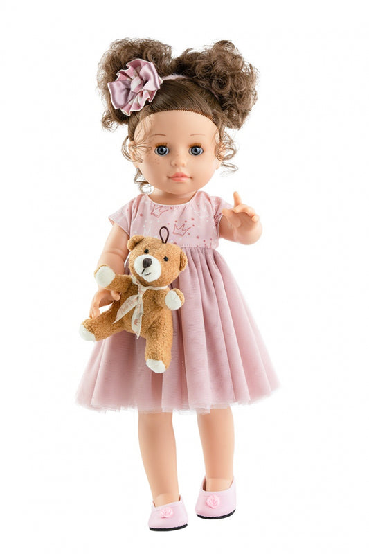 Paola Reina Soy tu Ani baby doll girl with clothes and cuddly toy 42cm