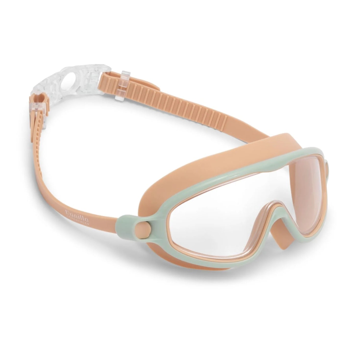 Vanilla Copenhagen Lunettes de natation/Lunettes de plongée - 3-8 ans - Chêne Aqua/Chêne Beige 