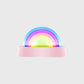 Lalarma Nachtlampje Dancing Rainbow - 18x11x4cm - Pink