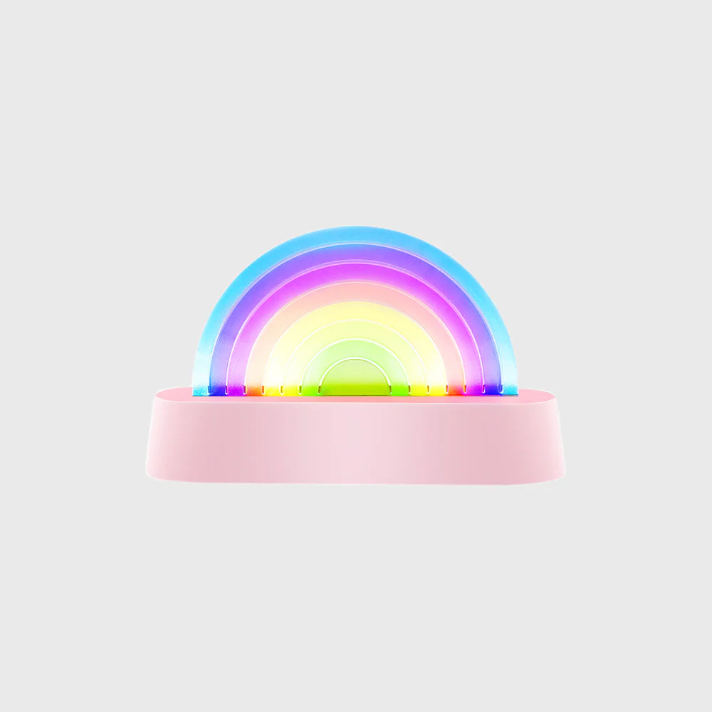 Lalarma Nachtlampje Dancing Rainbow - 18x11x4cm - Pink