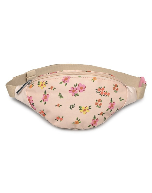 Caramel &amp; Cie Sac banane/Sac bandoulière Liberty - Rose