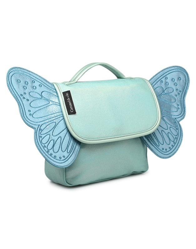 Caramel &amp; Cie Bookbag/Backpack Papillon/Butterfly Iris - Wings - Purple