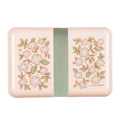 A Little Lovely Company Back to school - Lunchbox - Bloesems Roze