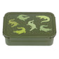 A Little Lovely Company Back to school set - Drinking bottle / 4 Snack boxes / Lunch box - Crocodiles