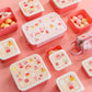 A Little Lovely Company Set rentrée scolaire - Gourde / 4 Snack boxes / Lunch box - Glace