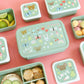 A Little Lovely Company Back to school set - Drinkfles XL RVS/Bentobox - Joy