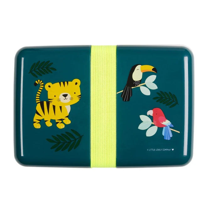 A Little Lovely Company Back to school - Lunchbox - Tijger