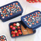 A Little Lovely Company Back to school set - Drinkfles / 4 Snackdozen / Lunchbox - Aardbeien