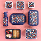 A Little Lovely Company Back to school set - Dubbelwandige Drinkfles / 4 Snackdozen / Lunchbox - Aardbeien