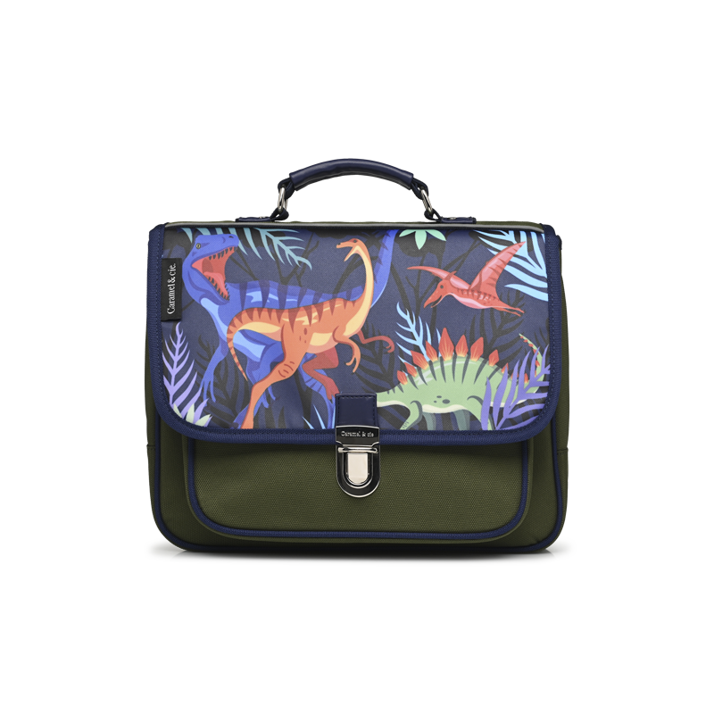 Caramel &amp; Cie Sac à livres pour tout-petits Jurassic Small - Vert