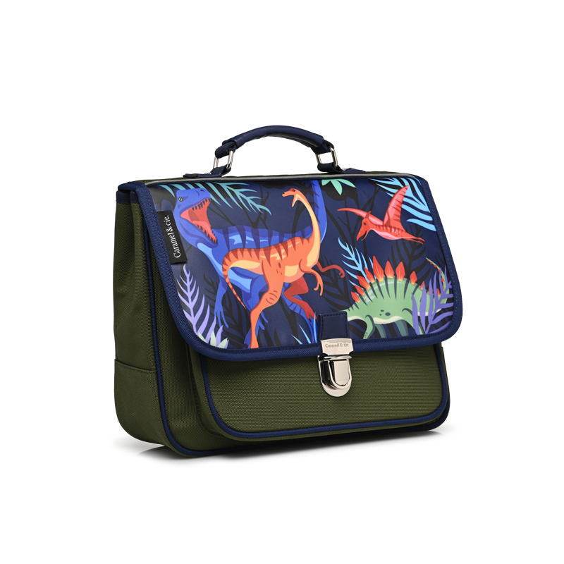 Caramel &amp; Cie Sac à livres pour tout-petits Jurassic Small - Vert